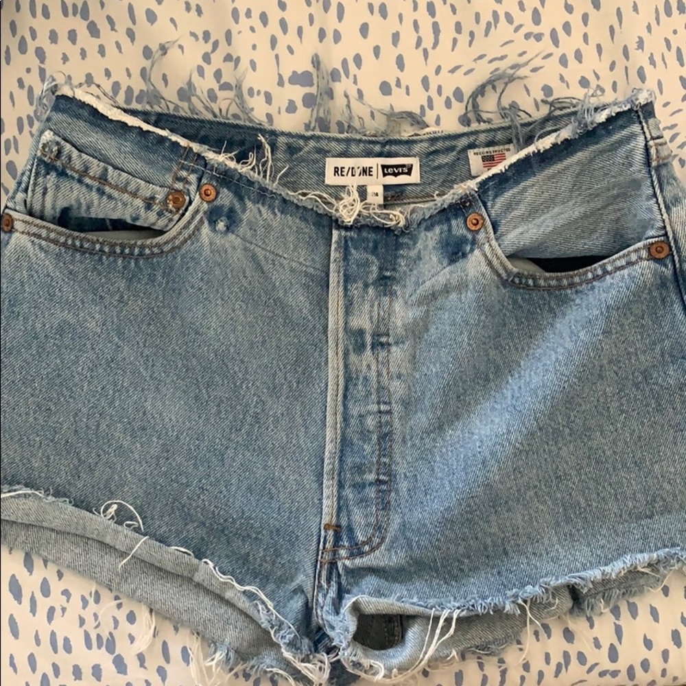 RARE Redone cut off shorts